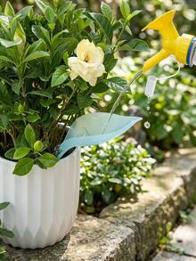 Haus Hana 1pc New Creative Leaf-Shaped Watering Funnel, Lazy Plant Watering Tool, Potted Flower Irrigation Guide For Home Gardening - multicolor - View 2