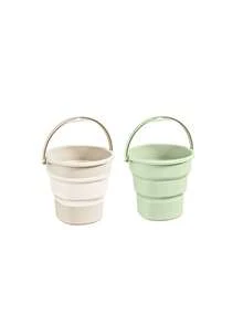 9L Collapsible Bucket With Handle, Portable Foldable Water Pail, Thickened Silicone Plastic Bucket For Household Cleaning, Camping, Fishing, Travel, Beach, Multi-Color Available - multicolor - View 17