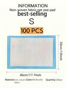 100/50/40/20 Pads Per Pack, Super Absorbent Pet Pee Pads, Specially Designed For Training Small, Medium, And Large Dogs. Super Absorbent, Leak-Proof, Odor-Resistant, Easy To Clean, Disposable. [Quantity Varies Depending On Size] - Multicolor - View 13