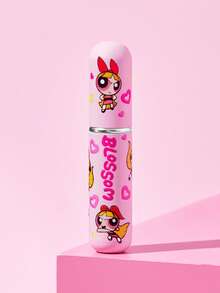 THE POWERPUFF GIRLS X SHEIN 5ml/0.2oz 可重複填充噴霧瓶，可愛卡通糖果色，附自動底部注壓泵，可重複使用香水瓶，迷你便攜化妝品瓶，透明視窗，友誼、愛心、星星、PPG、花朵、Babbles、Buttercup、Y2K風格 - 彩色 - 查看 4