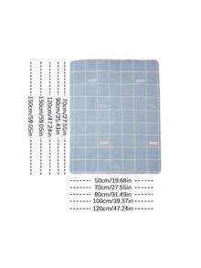 4-Layer Waterproof Incontinence Pad, Reusable Large Size Bedding Protector For Elderly Care, Student Dormitory, Sanitary Use - multicolor - View 9