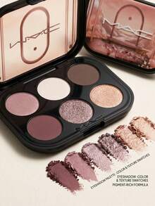 MAC Connect In Colour Eyeshadow Palette: Embedded In Burgundy 6.25 G – Eyeshadow Palette, Highly Pigmented, For Makeup Enthusiasts, Burgundy, Suitable For Daily Makeup Routine - Embedded In Burgundy - View 2