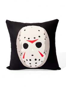 WB Horror X SHEIN 1件 星期五13號枕頭套（不含枕芯），尺寸 45*45cm，柔軟舒適的絨毛布料，適用於居家裝飾、汽車、禮品等 - 彩色 - 查看 6