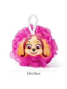 SHEIN | PAW Patrol Ultra-Soft Foam Mesh In A Fun Oversized Design With Lanyards For Bathing. - Pink - View 3