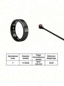 Teckwe R7/R1/TK18 Smart Ring15–20mAh Battery With Up To 5 Days Of Use. Multi-Mode Sports Tracking,Supports Gesture Photography, Call/Message Alerts. Health Monitoring: Sleep Tracking, Heart Rate, Blood Oxygen, Skin Temperature Detection. - Multicolor - View 12