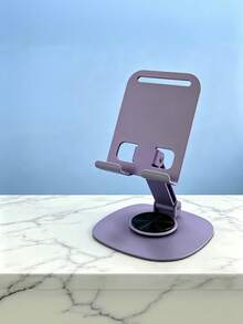 Portable Metal Lazy Phone Stand, 360° Rotation Fold‑To‑Carry Desktop Phone Bracket - Multicolor - View 7