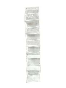 1pc 6-Layer Over-The-Door Hanging Storage Bag, Wall-Mounted Cosmetic Organizer Bag, Large Capacity Mesh With Transparent Pockets Hanging Storage Bag, Suitable For Kitchen, Bathroom, Closet, Bedroom, Dorm, Diaper, Toys, - Multicolor - View 17