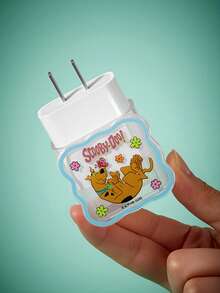 SCOOBY-DOO X SHEIN 3 Pcs Data Line Protective Cover, Suitable For IPhone Charger, Cherry Printing Pattern, Charger Protective Cover (Without Data Line) - lake blue - View 6