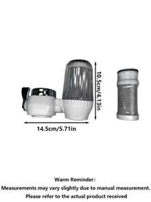 Sink Water Filter, Faucet Water Filter (No Light), Activated Carbon Faucet Water Filter For Chlorine, Limescale, Heavy Metals, And Odor Removal - Water Purifier - View 2