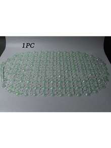 1pc Bathroom Non-Slip Mat With Suction Cups For Shower Room, Bathtub And Toilet - Multicolor - View 9