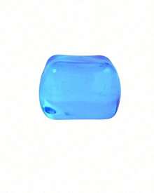 1pc Blue Ice Cube Shape Squishy Stress Relief Cube, TPR Shell With Maltose Filling, 6cm Slow Rebound Hand Squeeze Cube, Stretchy Pinchable Desktop Hand Squeeze Accessory - Multicolor - View 13