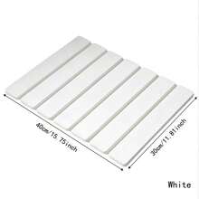1pc Quick Drying Dish Mat, Silica Gel Absorbent Pad, Water Absorption Kitchen Counter Storage Mat, Rollable Dish Drying Rack, Non-Slip Sink Side Pad - Multicolor - View 2