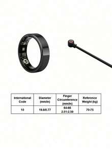 Teckwe R7/R1/TK18 Smart Ring15–20mAh Battery With Up To 5 Days Of Use. Multi-Mode Sports Tracking,Supports Gesture Photography, Call/Message Alerts. Health Monitoring: Sleep Tracking, Heart Rate, Blood Oxygen, Skin Temperature Detection. - Multicolor - View 16