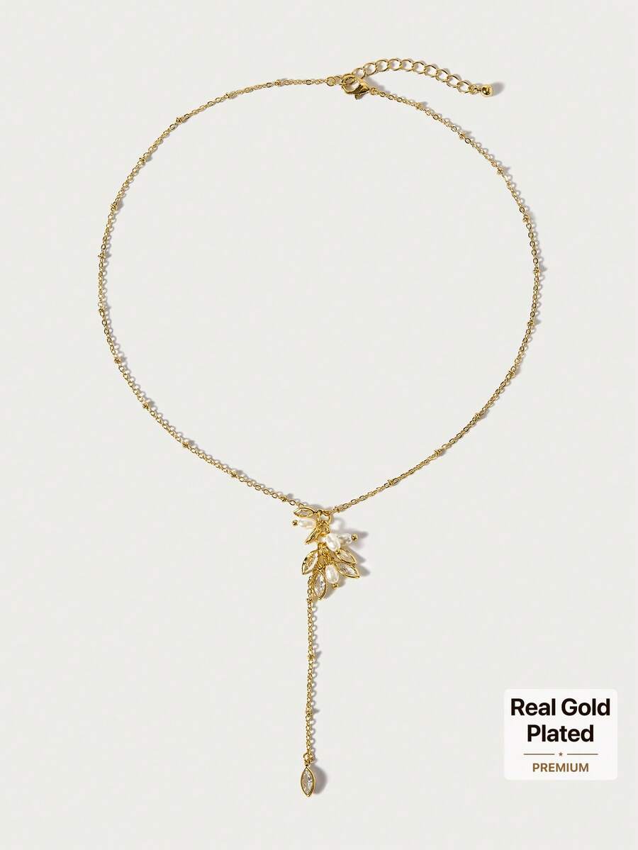 Glisma A Fashionable And Beautiful Light Luxury Elegant Necklace - multi-element - View 1
