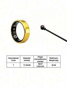 Teckwe R7/R1/TK18 Smart Ring15–20mAh Battery With Up To 5 Days Of Use. Multi-Mode Sports Tracking,Supports Gesture Photography, Call/Message Alerts. Health Monitoring: Sleep Tracking, Heart Rate, Blood Oxygen, Skin Temperature Detection. - Multicolor - View 14