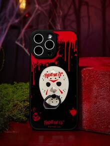 WB Horror X SHEIN Acrylic Ring Mobile Phone Holder, Desktop Support Bracket Clip Buckle, Strong Sticky Multi-Function Ring, Gift Idea, Party - Multicolor - View 2