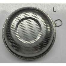 Stainless Steel Multi-Purpose Filter Basket With A Sturdy, Meshed Design For Draining And Rinsing Fruits And Vegetables. - Silver - View 4