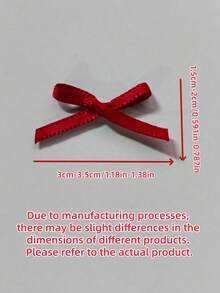 Burgundy Ribbon Bows 10/50/100 Pack – Rich Color Gift Bows For Valentine's Day, Versatile Craft Hair Decor Party Supply - burgundy - View 6