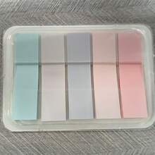 1/6 Buah Stiker Indeks Hewan Peliharaan Fluorescent Berwarna, Dengan Catatan Kotak yang Dapat Digambar Berwarna Morandi, Perlengkapan Sekolah, Musim Kembali ke Sekolah - MultiWarna - View 10