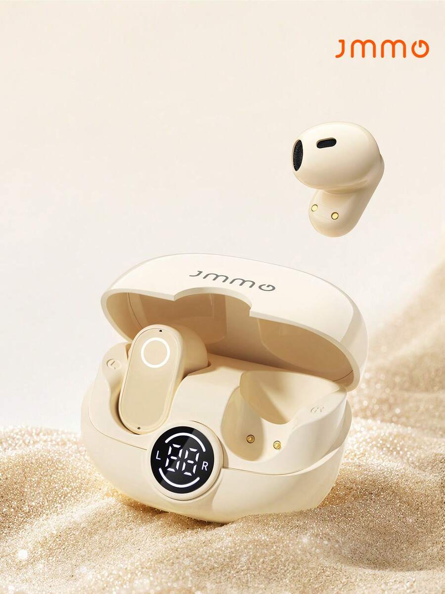 JMMO Open Ear Wireless Bluetooth Earbuds, Digital LED Display Open-Ear Headphones, Sweat Resistant Sport Bluetooth Earphones For Workout Driving - View 1