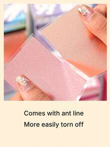 Color Gradient Pearlescent Pull‑Out Sticky Notes, Adhesive, High‑Capacity, Marker Tabs, Expandable Notes, Error‑Correction Notes, Message Notes, Waterproof - one-size - View 8