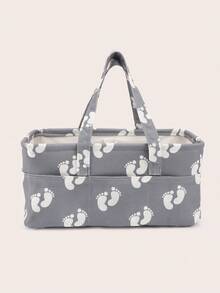 SHEIN 1 Portable Mommy Diaper Storage Bag - Multicolor - View 11