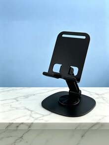 Portable Metal Lazy Phone Stand, 360° Rotation Fold‑To‑Carry Desktop Phone Bracket - Multicolor - View 17