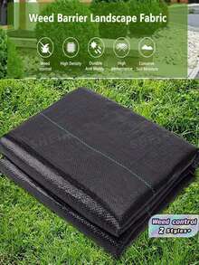 1PC PP Heavy Duty UV Resistant Durable Tear Resistant Grid Texture Anti Moisture Temp Control Barrier Fabric Landscape Mulch Ground Cover For Garden Farm Orchard Agriculture Greenhouse Backyard Planting Supply Garden Control Mat - A - View 1
