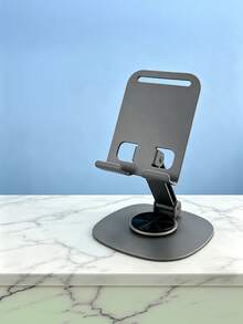 Portable Metal Lazy Phone Stand, 360° Rotation Fold‑To‑Carry Desktop Phone Bracket - Multicolor - View 22
