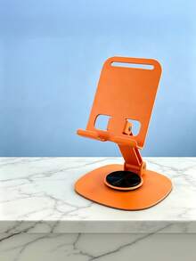 Portable Metal Lazy Phone Stand, 360° Rotation Fold‑To‑Carry Desktop Phone Bracket - Multicolor - View 12