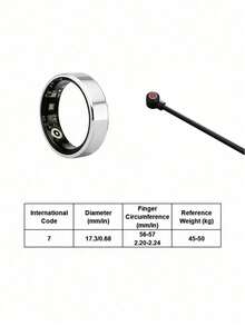 Teckwe R7/R1/TK18 Smart Ring15–20mAh Battery With Up To 5 Days Of Use. Multi-Mode Sports Tracking,Supports Gesture Photography, Call/Message Alerts. Health Monitoring: Sleep Tracking, Heart Rate, Blood Oxygen, Skin Temperature Detection. - Multicolor - View 11