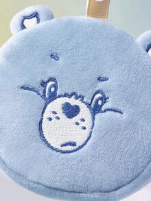 SHEIN X Care Bears 1個可愛卡通零錢包，立體造型，可收納硬幣、卡片、鑰匙等小物，可掛在包包上 - 藍色 - 查看 2