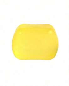 1pc Yellow Ice Cube Shape Squishy Stress Relief Cube, TPR Shell With Maltose Filling, 6cm Slow Rebound Hand Squeeze Cube, Stretchy Pinchable Desktop Hand Squeeze Accessory - Multicolor - View 12