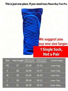 1pc Non-Slip Leg Covers, Football Socks Leg Protector, Sports Accessories(This Is Just One Piece.) You Need One Pair. Please Buy Two Pcs - Multicolor - View 15