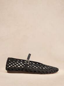 Rosivie Women's Bohemian Style Buckle Design Casual Flat Sandals - Woven black - View 2