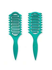 1PC New Upgraded Hollow Design Curling Brush Special Comb Teeth Structure For All Hair Types Reduce Hair Loss Pulling Split Ends Unisex Easy Create Curly Hairstyles Hair Care Tool Salon Daily Use Back To School Travel Gift For Women Men Must Haves - Multicolor - View 17