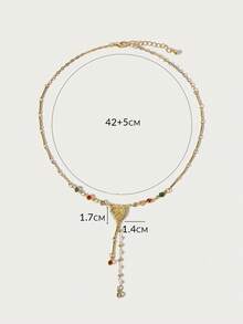 Glisma A Fashionable And Beautiful Light Luxury Elegant And Cute Necklace - heart shape - View 5