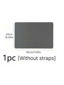 Waterproof And Durable Nail Art Table Mat, Made Of Waterproof And Soft PU Leather, Designed For Studio Tabletops And Foldable Nail Art Armrests. Ideal For Nail Artists In Salons And For Home Use. - Grey - View 16