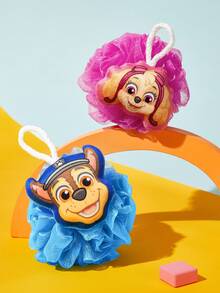 SHEIN | PAW Patrol Ultra-Soft Foam Mesh In A Fun Oversized Design With Lanyards For Bathing. - Pink - View 5
