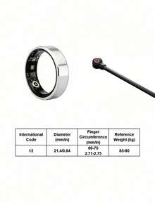 Teckwe R7/R1/TK18 Smart Ring15–20mAh Battery With Up To 5 Days Of Use. Multi-Mode Sports Tracking,Supports Gesture Photography, Call/Message Alerts. Health Monitoring: Sleep Tracking, Heart Rate, Blood Oxygen, Skin Temperature Detection. - Multicolor - View 29