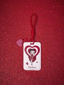Betty Boop x SHEIN 1PC Love Keychain Pendant Multifunctional Keychain Card Cover Bag Pendant - Multicolor - View 3