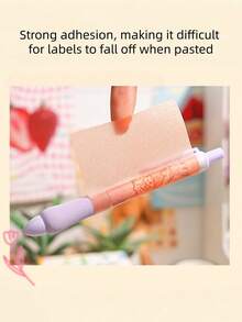 Color Gradient Pearlescent Pull‑Out Sticky Notes, Adhesive, High‑Capacity, Marker Tabs, Expandable Notes, Error‑Correction Notes, Message Notes, Waterproof - one-size - View 10