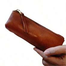 Retro Style Minimalist Large Capacity Pencil Case For Girls New Ins Style Makeup Brush Storage Bag - Multicolor - View 10