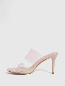 CUCCOO SZL Women's Summer Fashion Elegant Heeled Sandals - Baby Pink - View 5