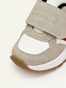 Cozy Pixies Four Seasons Fashion Versatile Fun Cute Contrasting Colors Multi-Color Matching Boys Soft Bottom Flat Bottom Baby Sports Shoes College Style Outdoor P - White - View 6