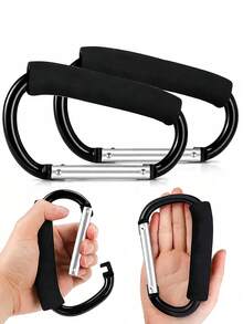 1/2 Pack, Color Optional, Stroller Hook, Non-Slip Foam Trolley Buckle, Baby Walking Artifact, Mommy Bag Hook. - Multicolor - View 2