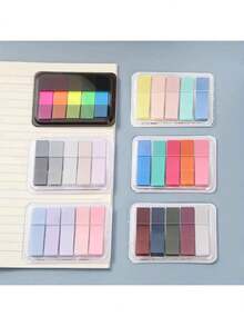 1/6 Buah Stiker Indeks Hewan Peliharaan Fluorescent Berwarna, Dengan Catatan Kotak yang Dapat Digambar Berwarna Morandi, Perlengkapan Sekolah, Musim Kembali ke Sekolah - MultiWarna - View 12