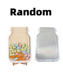 1PC Classroom Star Reward Jar With Cool Teaching Stickers -Wooden, Perfect For Home & School Motivation Stickers ForTeachers Classroom Reward Jar Back To School - Multicolor - View 14