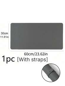 Waterproof And Durable Nail Art Table Mat, Made Of Waterproof And Soft PU Leather, Designed For Studio Tabletops And Foldable Nail Art Armrests. Ideal For Nail Artists In Salons And For Home Use. - Grey - View 17