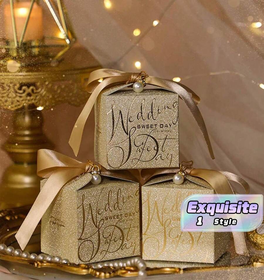 5PCS Gold And Silver Onion Boxes - Gold - View 1